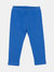 Cotton Solid Classic Color Spandex Leggings - Royal-Blue