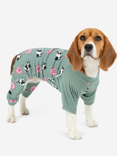 Leveret Dog Blue Cow Pajamas product