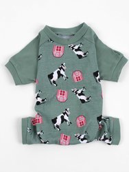 Dog Blue Cow Pajamas