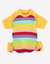 Dog Cotton Rainbow Girl Stripes Pajamas