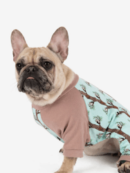 Dog Cow Pajamas - Owl-Aqua
