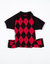 Dog Red & Black Argyle Pajamas