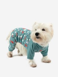 Dogs Fish Bowl Pajamas - Fish-Bowl-Aqua