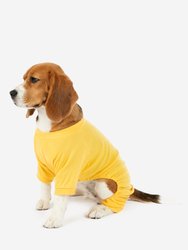 Dogs Solid Classic Color Pajamas - Yellow
