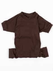 Dogs Solid Color Brown Pajamas