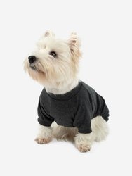 Dogs Solid Color Dark Grey Pajamas - Dark-Grey