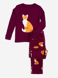 Fleece Animal Print Pajamas
