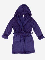 Fleece Classic Color Hooded Robes