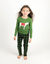 Fleece Plaid Pajamas - Horse-Green-Black