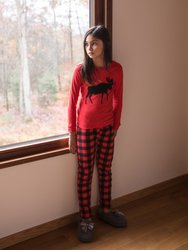 Fleece Plaid Pajamas