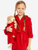 Girl And Doll Fleece Hooded Robe Colors