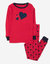 Hearts Cotton Pajamas - Hearts-Red