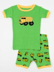 Kids Car, Truck & Boat Short Pajamas