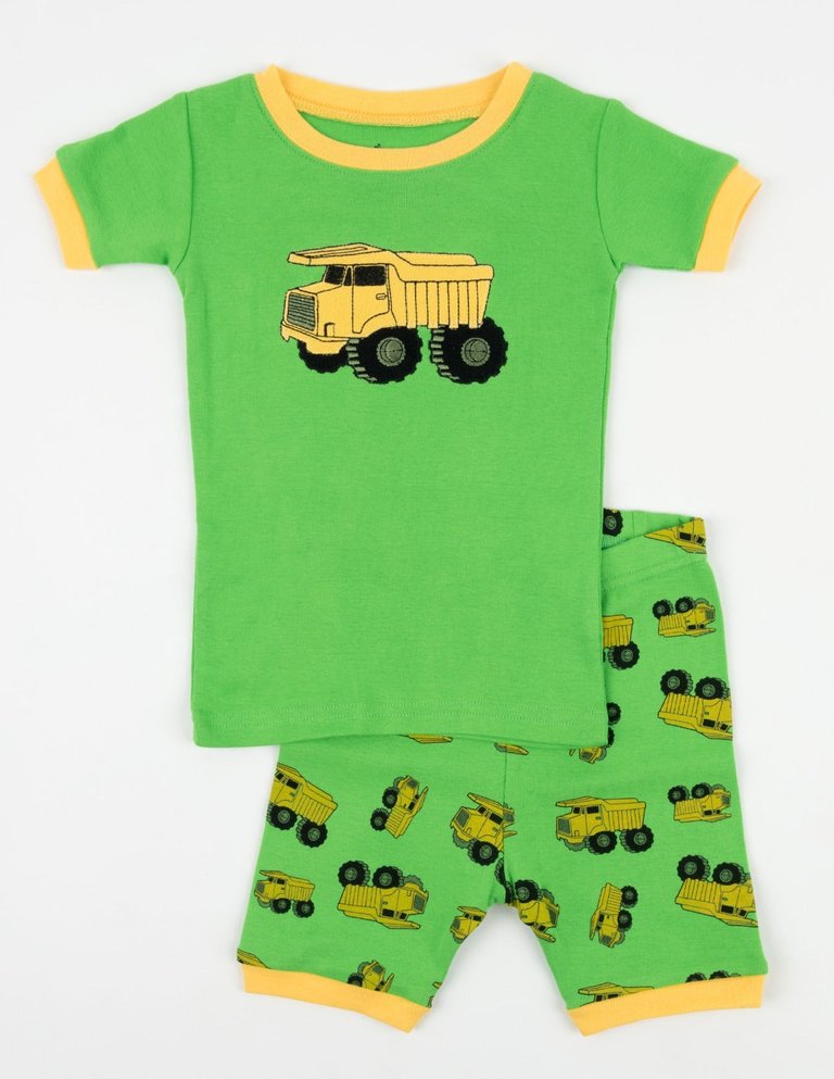 Kids Car, Truck & Boat Short Pajamas
