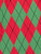 Kids Cotton Red & Green Argyle Elf Pajamas