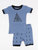 Kids Cotton Short Pajamas - Sailboat-Blue