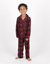 Kids Flannel Black & Red Plaid Pajamas