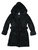 Kids Fleece Hooded Neutral Color Bathrobe