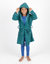 Kids Fleece Stripes Hooded Robe