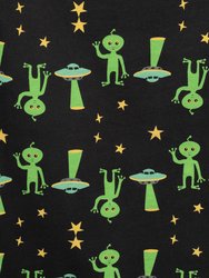 Kids Footed Alien Pajamas