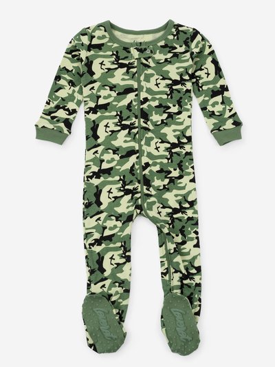 Leveret Kids Footed Camouflage Pajamas product