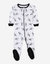 Kids Footed Skeleton Pajamas - Skeleton White