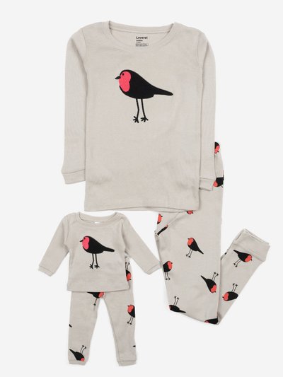 Leveret Kids Matching Girl & Doll Pajamas product