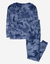 Kids Navy Mix Tie Dye Cotton Pajamas - Navy-Mix-Tie-Dye