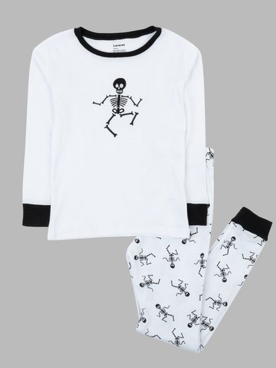 Leveret Kids Skeleton Two Piece Pajamas  product