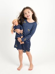 Matching Girl And Doll Moon Nightgown