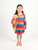 Matching Girl And Doll Rainbow Stripes Nightgown