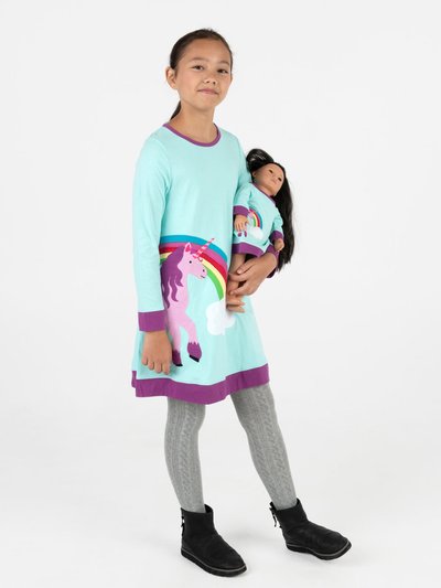 Leveret Matching Girl & Doll Cotton Dress product