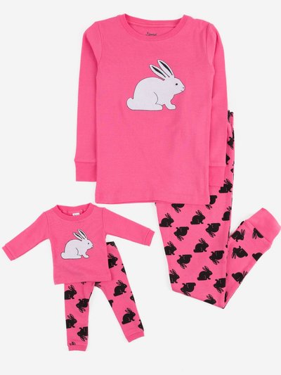 Leveret Matching Girl & Doll Cotton Pajamas product