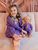 Matching Girl & Doll Pets Animals Pajamas - Dog-Paw-Purple