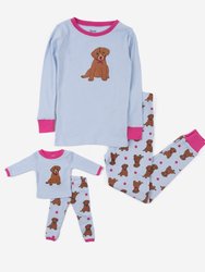 Matching Girl & Doll Pets Animals Pajamas