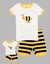 Matching Girl & Doll Short Pajamas - Bumble-Bee-White-Yellow