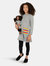 Matching Girl & Doll Sweatshirt Tunic Dress
