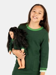 Matching Girl & Doll Sweatshirt Tunic Dress