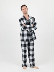 Mens Flannel Plaid & Print Pajamas