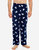 Men's Fleece Pants Christmas - Polar-Bear-Navy