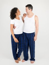 Men's Fleece Plaid Pants