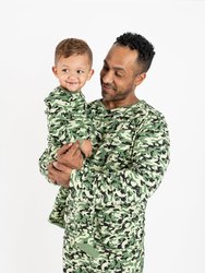 Mens Loose Fit Camouflage Pajamas