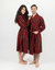 Mens Soft Micro Fleece Bathrobe