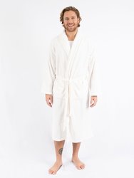 Mens Soft Micro Fleece Bathrobe