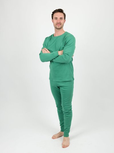 Leveret Mens Solid Green Pajamas product