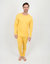 Mens Solid Yellow Pajamas - Yellow