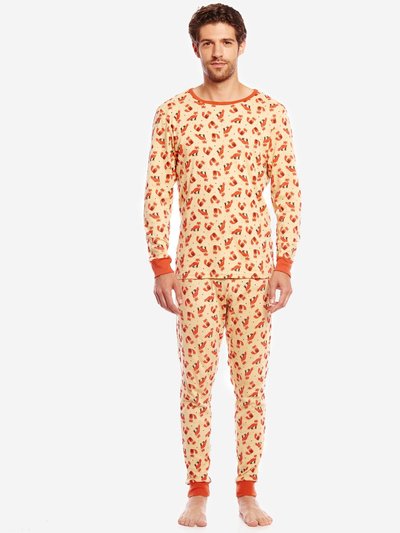 Leveret Mens Wild Animals Cotton Pajamas product