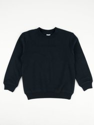 Neutral Solid Color Pullover Sweatshirt