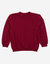 Neutral Solid Color Pullover Sweatshirt - Maroon