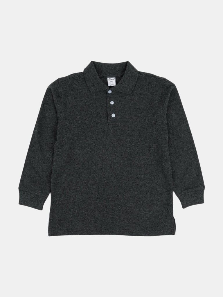Polo Shirt Neutrals - Dark-Grey